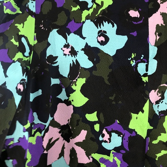 NWT Essentiel Antwerp Wengling Silk Mock Neck Floral Tie Sash Winter 2020 Dress - Picture 16 of 16